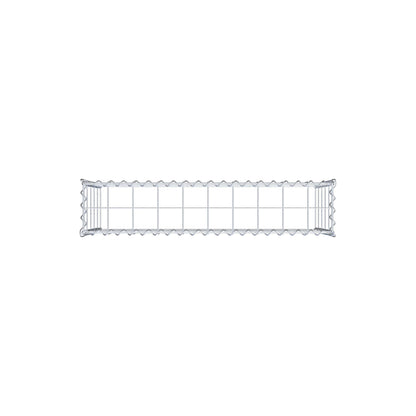 Opbouw schanskorf type 3 100 cm x 50 cm x 20 cm (L x H x D), maaswijdte 10 cm x 10 cm, spiraal