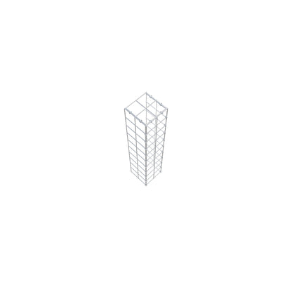 Anbaugabione Typ 4 100 cm x 20 cm x 20 cm (L x H x T), Maschenweite 10 cm x 10 cm, C-Ring