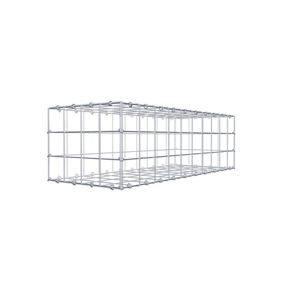 Gabion 100 cm x 30 cm x 40 cm (L x H x P), mailles 10 cm x 10 cm, anneau en C