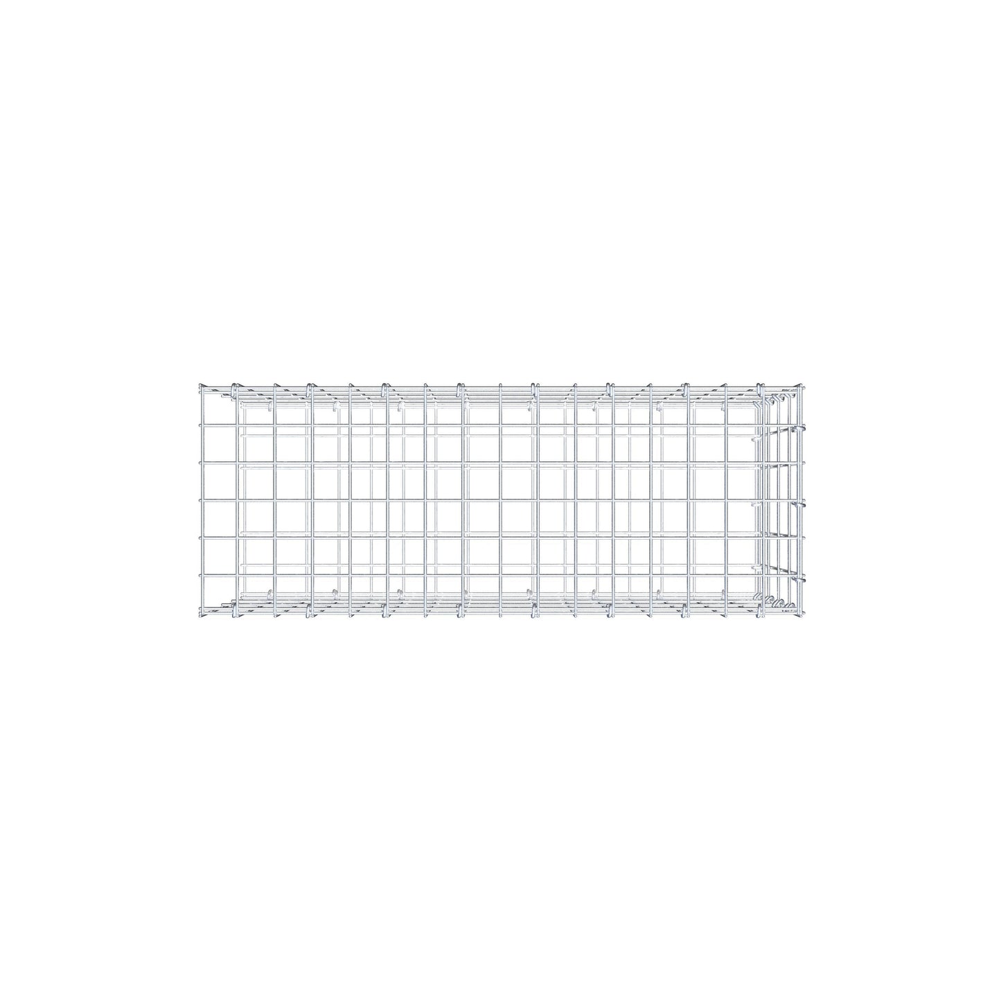 Pila adicional tipo 2 80 cm x 40 cm x 30 cm, malla 5 cm x 10 cm, anillo en C