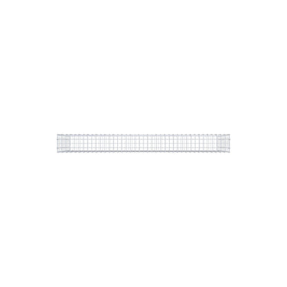 Gavión 200 cm x 100 cm x 20 cm (L x A x P), luz de malla 5 cm x 10 cm, anillo en C