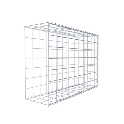 Anbaugabione Typ 2 100 cm x 70 cm x 30 cm (L x H x T), Maschenweite 10 cm x 10 cm, Spirale