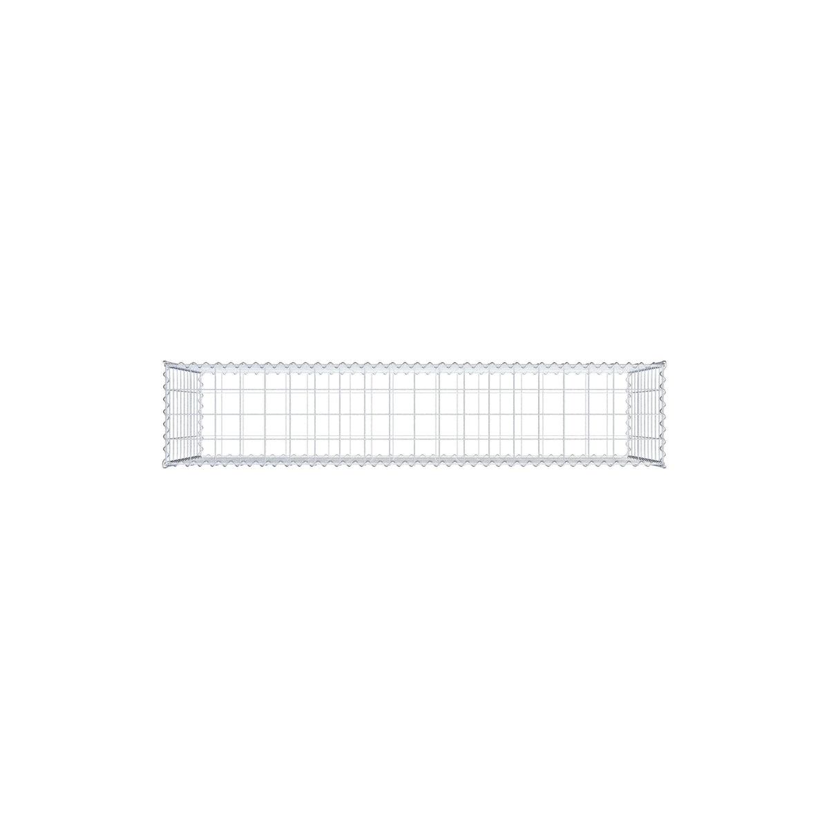 Gabione 200 cm x 100 cm x 40 cm (L x H x T), Maschenweite 10 cm x 10 cm, Spirale