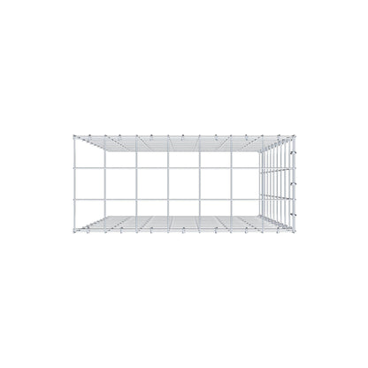 Fourche rapportée type 4 100 cm x 70 cm x 30 cm (L x H x P), mailles 10 cm x 10 cm, anneau C