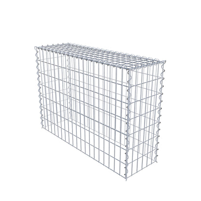Anbaugabione Typ 3 100 cm x 70 cm x 30 cm (L x H x T), Maschenweite 5 cm x 10 cm, Spirale