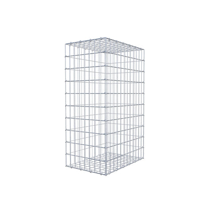 Gabione 100 cm x 60 cm x 40 cm (L x H x T), Maschenweite 5 cm x 10 cm, C-Ring