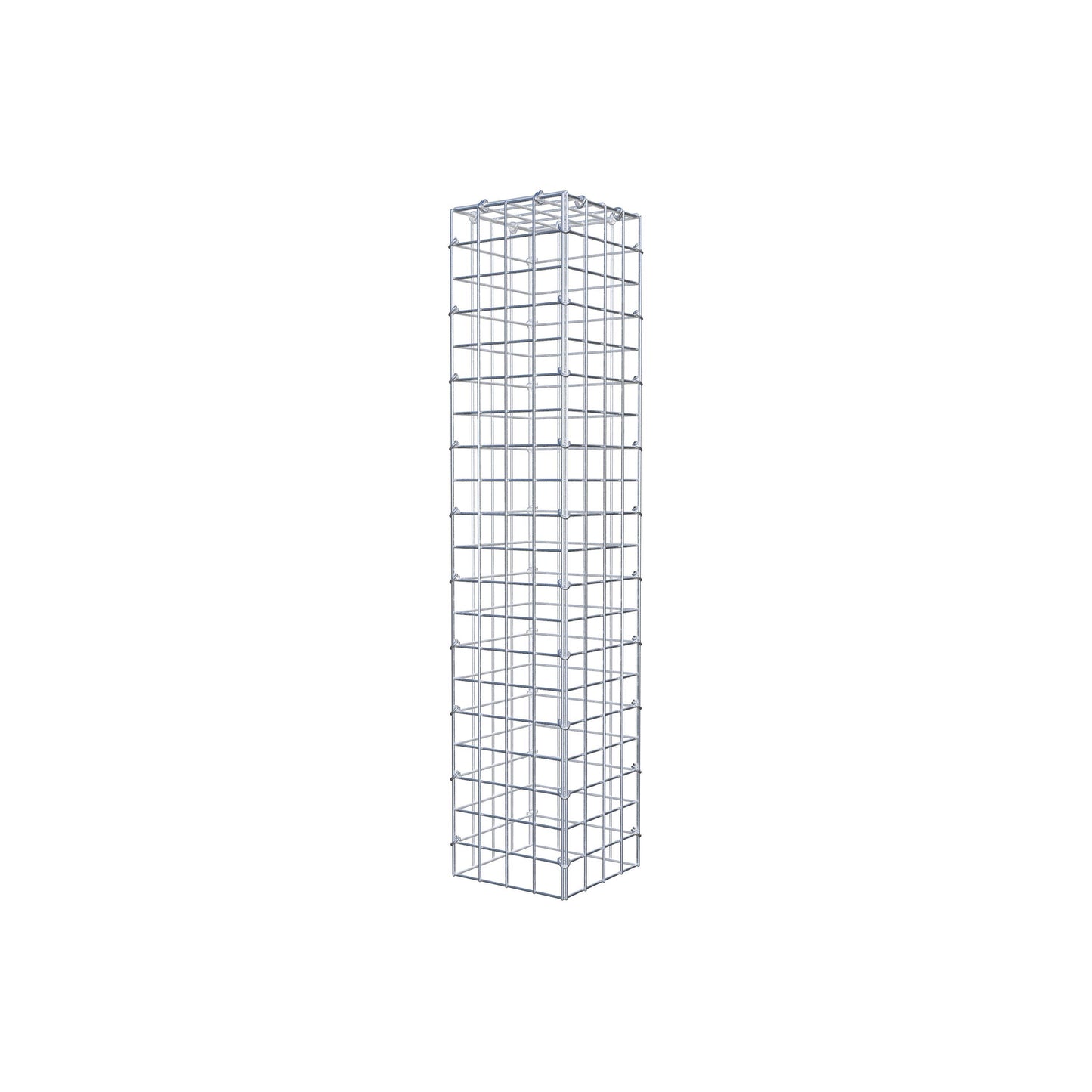 Gabbione aggiuntivo tipo 3 100 cm x 20 cm x 20 cm (L x A x P), maglia 5 cm x 5 cm, anello a C