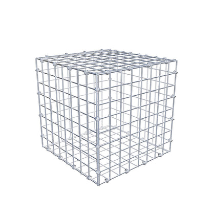 Gabbione 40 cm x 40 cm x 40 cm (L x H x P), maglia 5 x 5 cm, anello a spirale