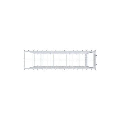 Gavión complementario de tipo 2 100 cm x 80 cm x 20 cm (L x A x P), malla 10 cm x 10 cm, anillo en C