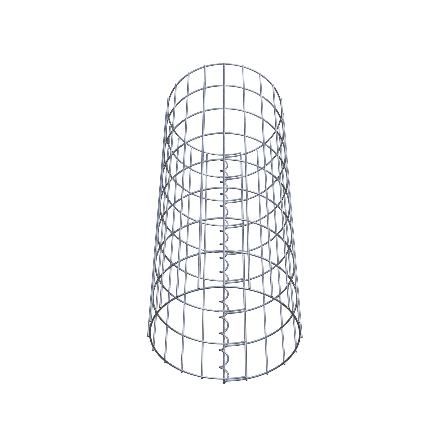 Colonne de gabion ronde 32 cm de diamètre, 80 cm de hauteur, maille 5 cm x 10 cm