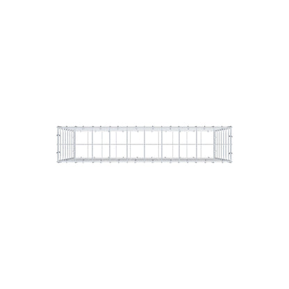 Gabione 100 cm x 70 cm x 20 cm (L x H x T), Maschenweite 10 cm x 10 cm, C-Ring