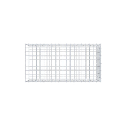 Fourche rapportée type 2 100 cm x 40 cm x 50 cm, mailles 5 cm x 10 cm, anneau en C