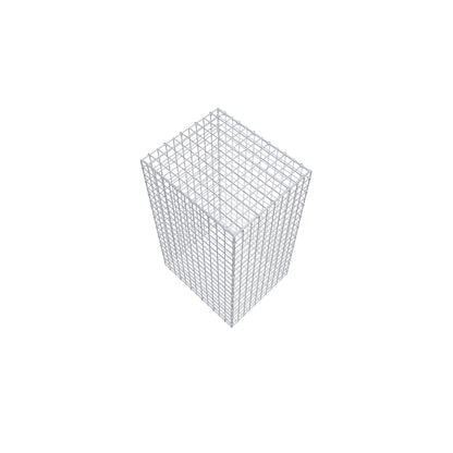 Gabion 100 cm x 60 cm x 50 cm (L x H x D), maskestørrelse 5 cm x 5 cm, C-ring