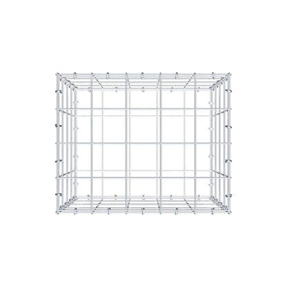 Gabion 50 cm x 40 cm x 40 cm (L x H x D), maskestørrelse 10 cm x 10 cm, C-ring