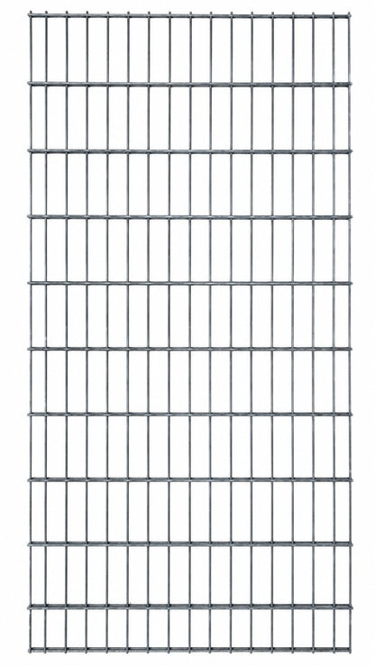 Doppelstabmatte 200 x 100 cm, 6 mm | Verzinkung Galfan |Zaun und Rankgitter