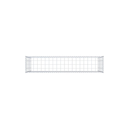 Gabion rapporté type 3 200 cm x 100 cm x 40 cm (L x H x P), mailles 10 cm x 10 cm, spirale