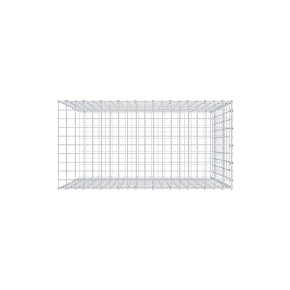 Fourche rapportée type 2 100 cm x 100 cm x 50 cm, mailles 5 cm x 10 cm, anneau en C