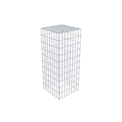 Mounted gabion type 3 100 cm x 40 cm x 40 cm (L x H x D), mesh size 5 cm x 10 cm, C-ring