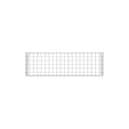 Monteret gabion type 3 100 cm x 20 cm x 30 cm (L x H x D), maskestørrelse 5 cm x 5 cm, C-ring