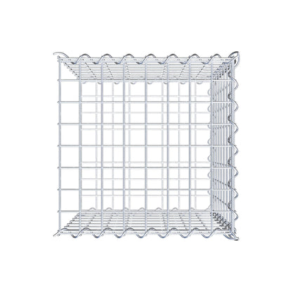 Grown-on gabion type 2 40 cm x 40 cm x 40 cm (L x H x D), mesh size 5 cm x 5 cm, spiral