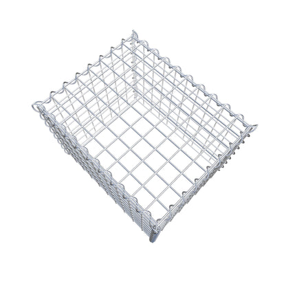 Anbaugabione Typ 3 50 cm x 40 cm x 40 cm (L x H x T), Maschenweite 5 cm x 5 cm, Spirale