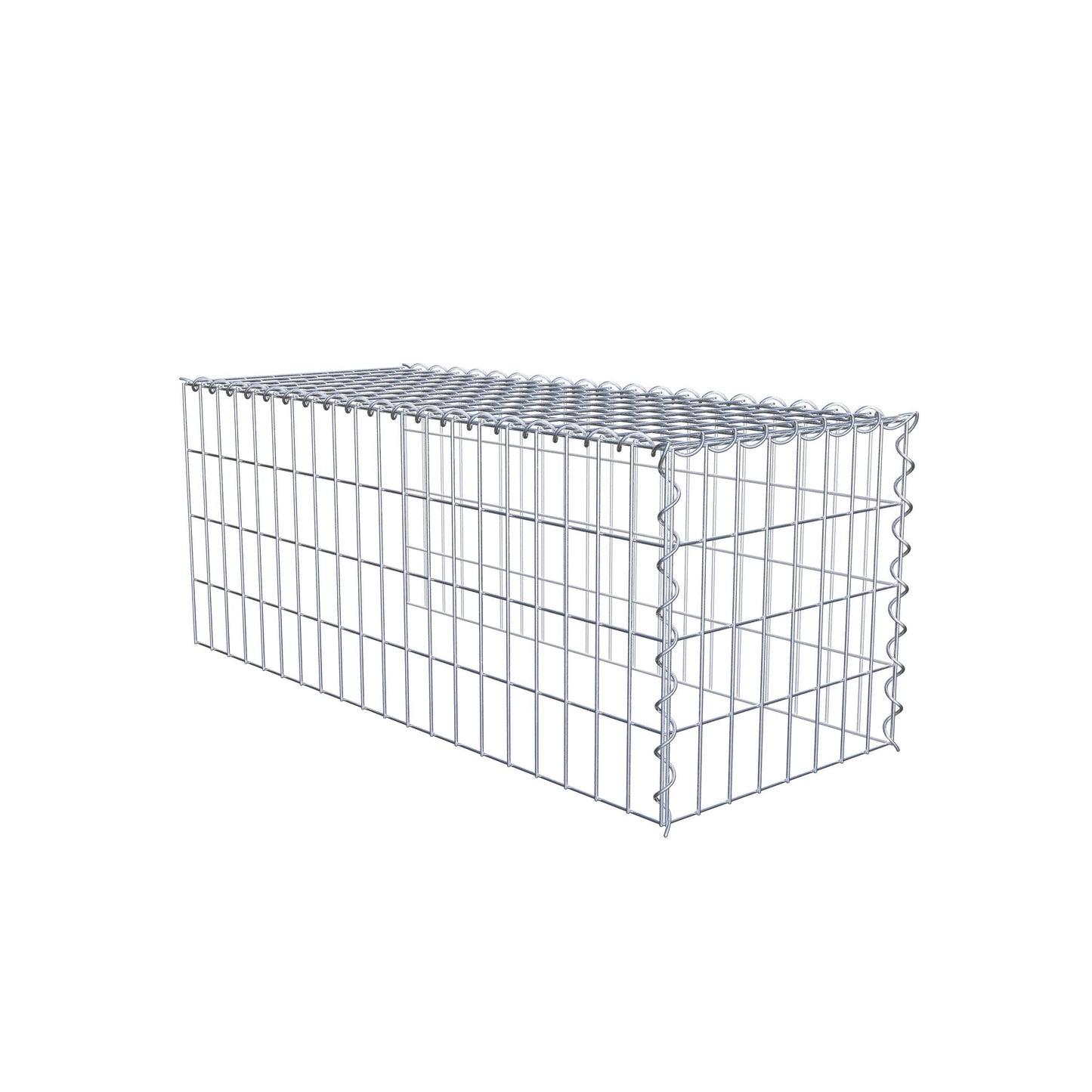 Add-on schanskorf type 4 100 cm x 40 cm x 40 cm (L x H x D), maaswijdte 5 cm x 10 cm, spiraalvormig