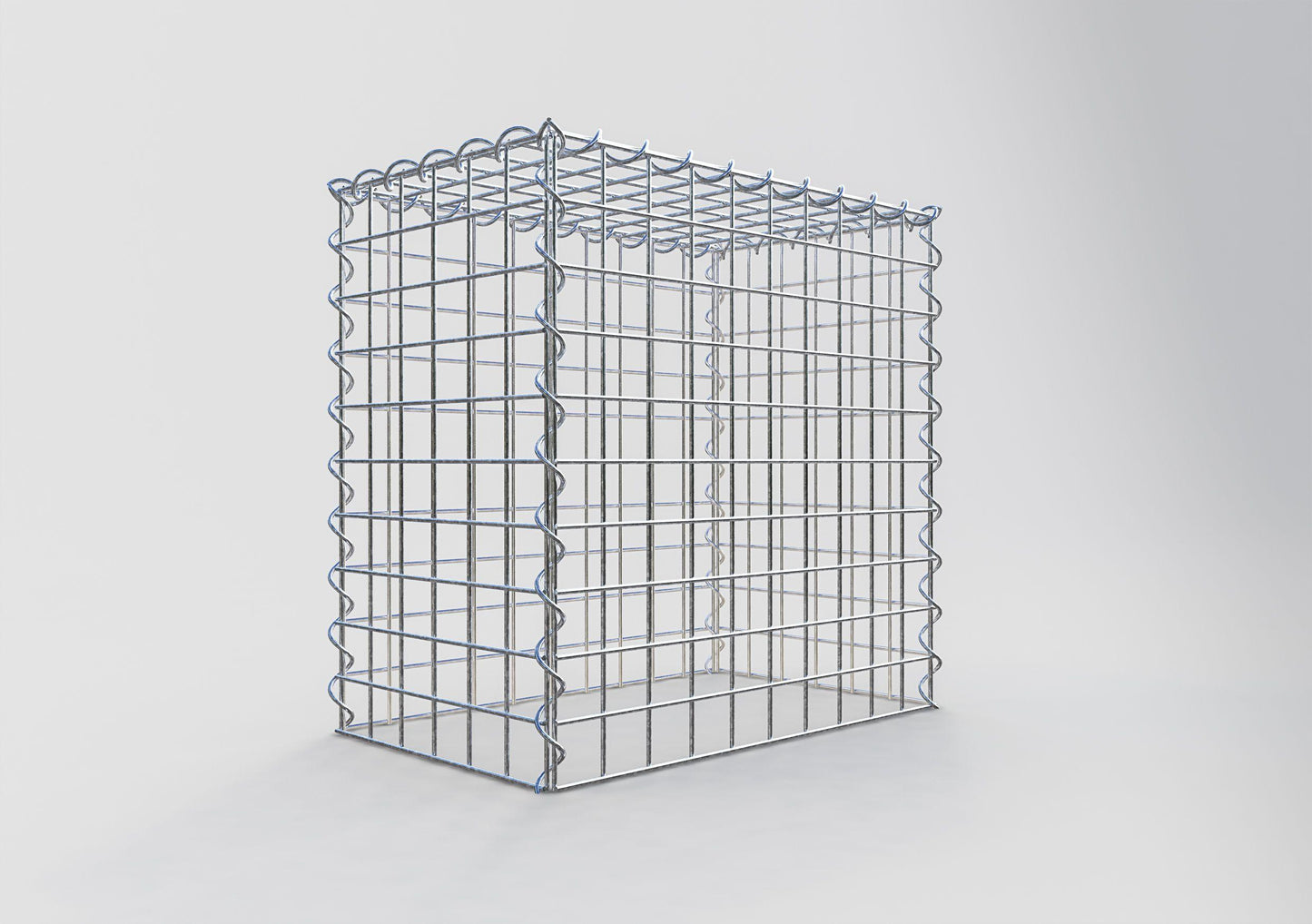 Extra gabion typ 3 50 cm x 50 cm x 30 cm (L x H x D), maskstorlek 5 cm x 5 cm, spiral