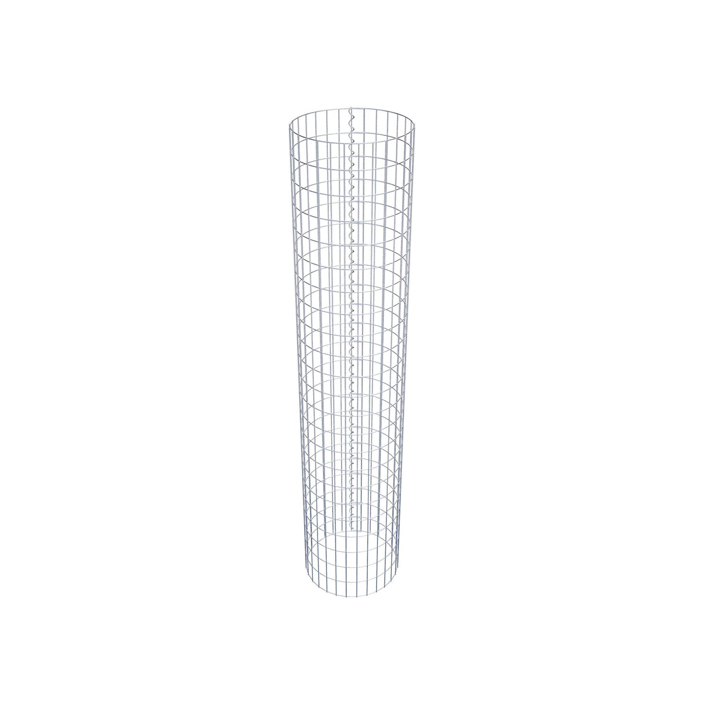 Gabionsøjle ca. 47 cm diameter, 230 cm højde, maskestørrelse 5 cm x 10 cm