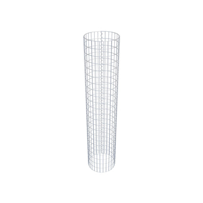 Gabionsøjle ca. 47 cm diameter, 230 cm højde, maskestørrelse 5 cm x 10 cm