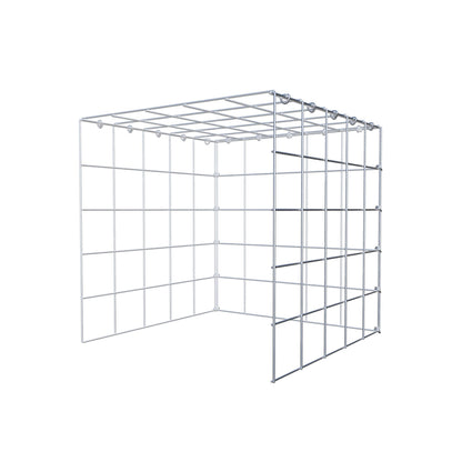 Gabbione aggiuntivo tipo 4 50 cm x 50 cm x 50 cm (L x H x P), maglia 10 cm x 10 cm, anello a C