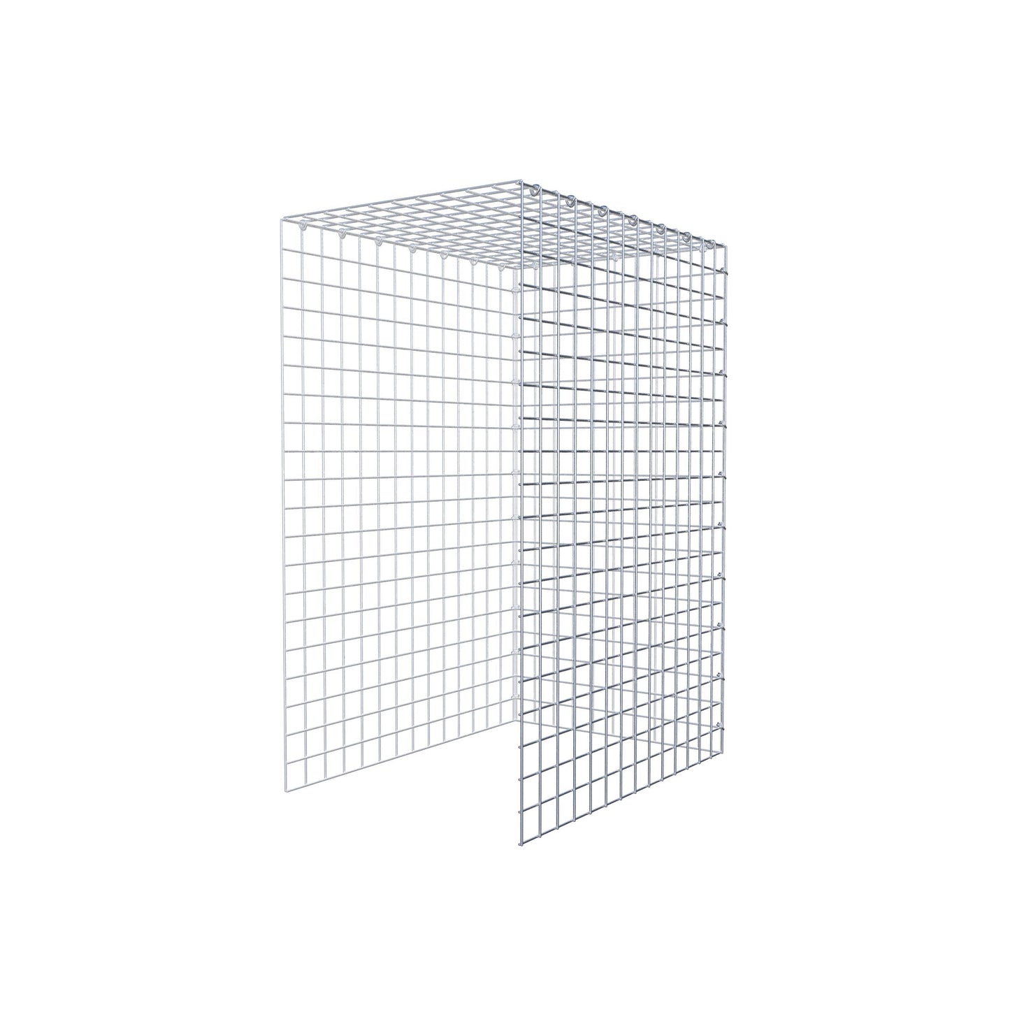 Fourche rapportée type 4 100 cm x 70 cm x 50 cm (L x H x P), mailles 5 cm x 5 cm, anneau C