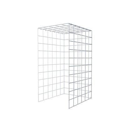 Gabbione aggiuntivo tipo 4 100 cm x 60 cm x 50 cm (L x H x P), maglia 10 cm x 10 cm, anello a C