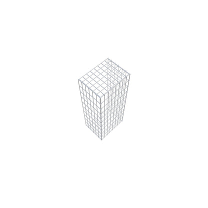 Anbaugabione Typ 2 100 cm x 30 cm x 40 cm, Maschenweite 5 cm x 10 cm, C-Ring