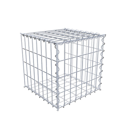 Add-on schanskorf type 2 40 cm x 40 cm x 40 cm (L x H x D), maaswijdte 5 cm x 10 cm, spiraalvormig
