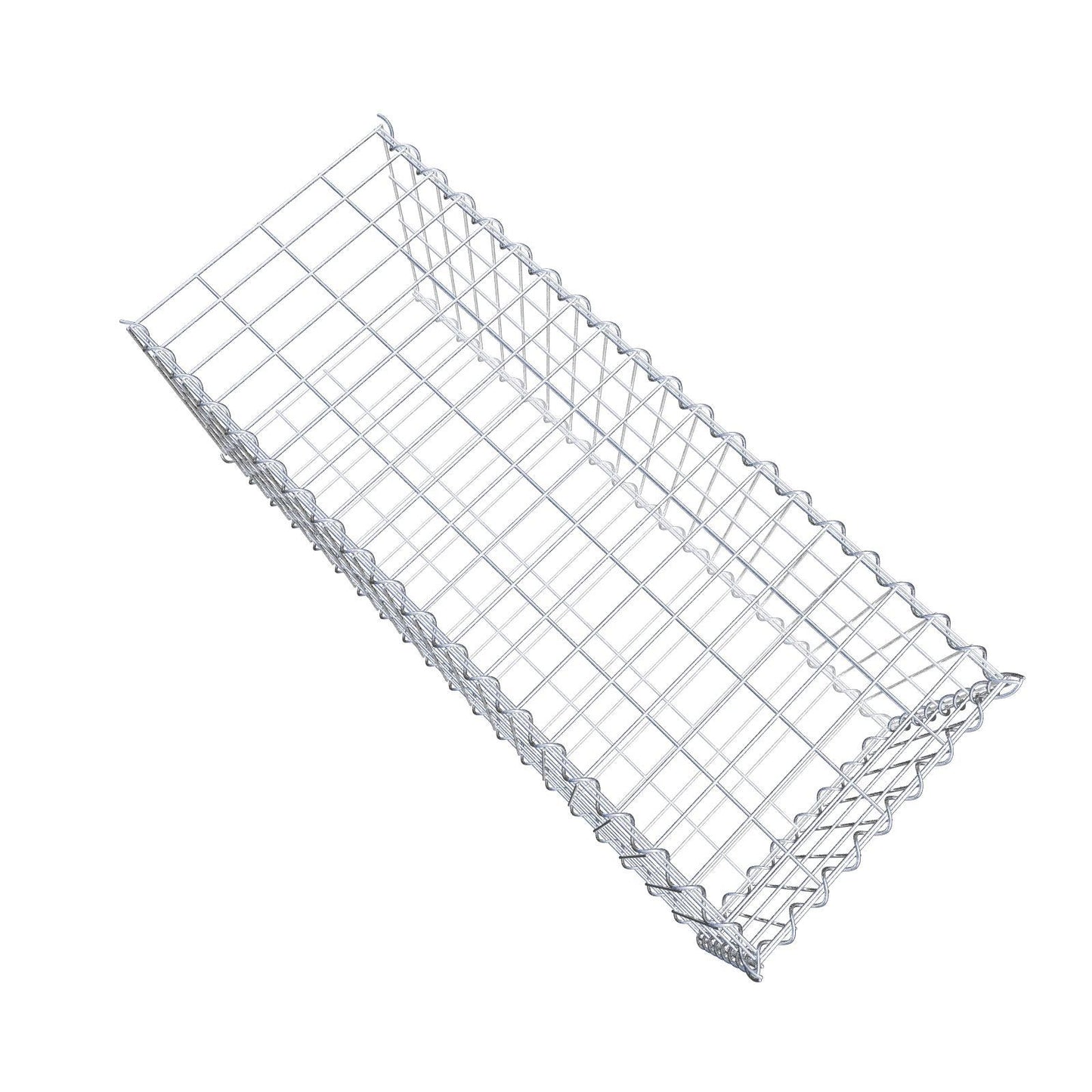 Anbaugabione Typ 2 100 cm x 40 cm x 40 cm (L x H x T), Maschenweite 5 cm x 10 cm, Spirale