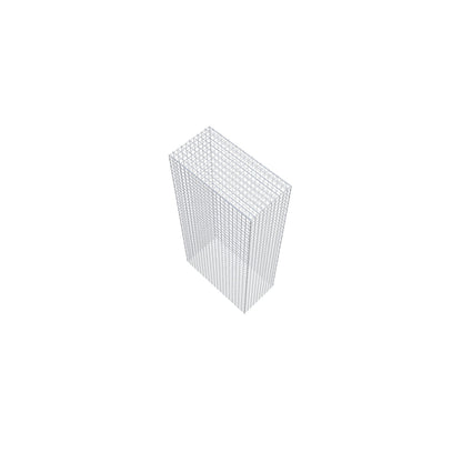 Monteret gabion type 3 200 cm x 100 cm x 50 cm (L x H x D), maskestørrelse 5 cm x 5 cm, C-ring