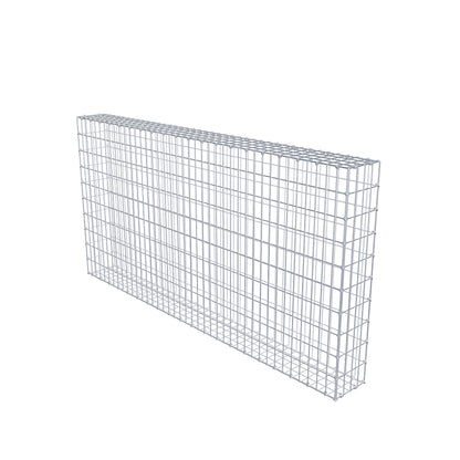 Gavión 200 cm x 100 cm x 20 cm (L x A x P), luz de malla 5 cm x 10 cm, anillo en C