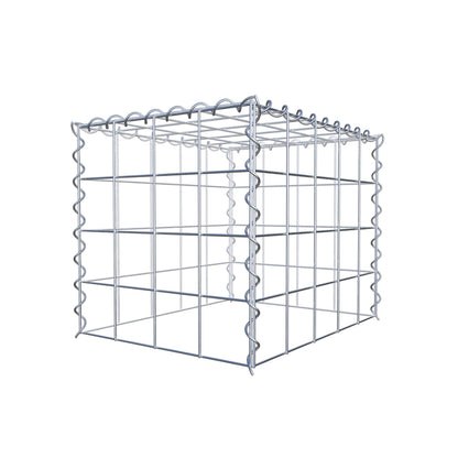 Gavión adicional tipo 3 50 cm x 40 cm x 40 cm (L x A x P), malla 10 cm x 10 cm, en espiral