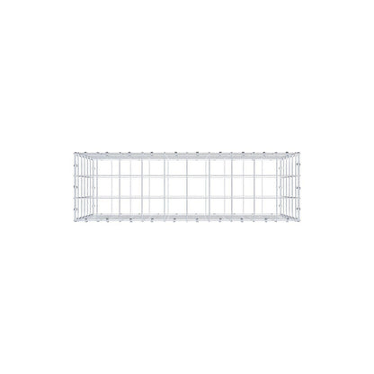 Schanskorf 100 cm x 60 cm x 30 cm (L x H x D), maaswijdte 10 x 10 cm, spiraalring