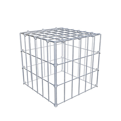 Gabbione aggiuntivo tipo 3 30 cm x 30 cm x 30 cm (L x H x P), maglia 5 cm x 10 cm, anello a C