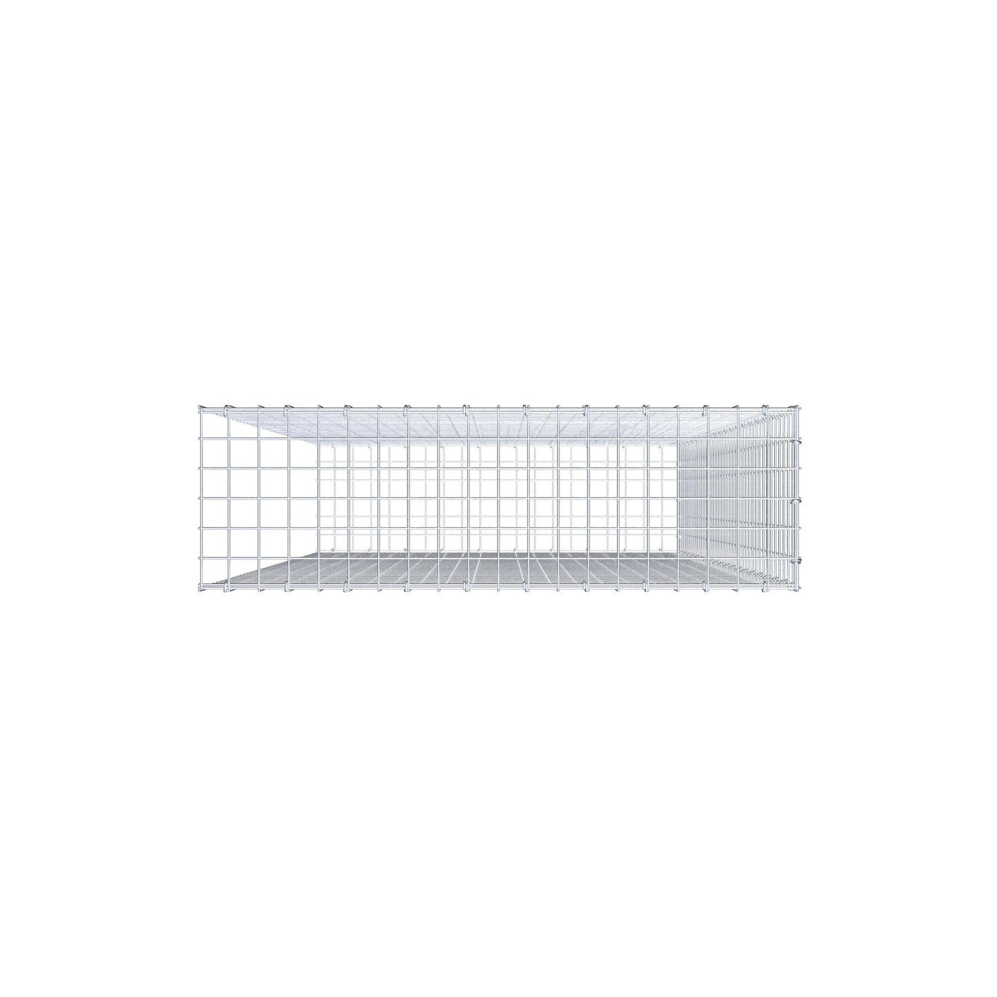 Pila adicional tipo 2 200 cm x 100 cm x 30 cm (L x A x P), malla 5 cm x 5 cm, anillo en C