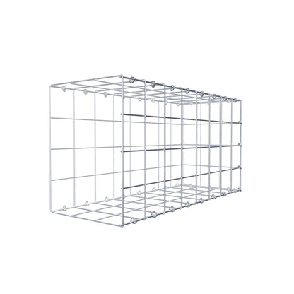 Type 2 oplegkorf 80 cm x 40 cm x 30 cm (L x H x D), maaswijdte 10 cm x 10 cm, C-ring