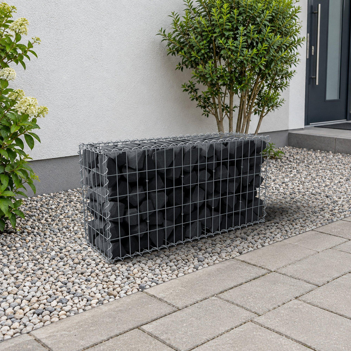 Gabione 100 cm x 50 cm x 30 cm (L x H x T), Maschenweite 5 cm x 10 cm, Spirale