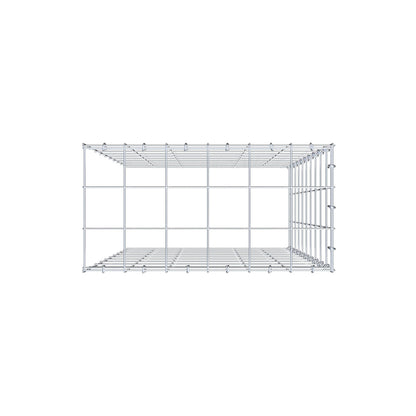 Anbaugabione Typ 4 100 cm x 60 cm x 30 cm (L x H x T), Maschenweite 10 cm x 10 cm, C-Ring