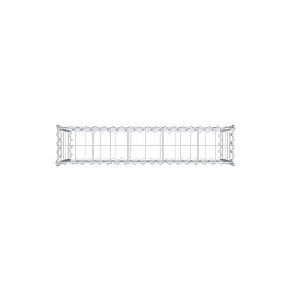 Gabion 100 cm x 50 cm x 20 cm (L x H x D), maskestørrelse 10 cm x 10 cm, spiral