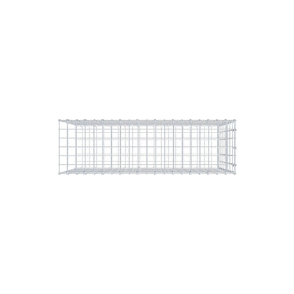 Anbaugabione Typ 2 100 cm x 70 cm x 30 cm, Maschenweite 5 cm x 10 cm, C-Ring