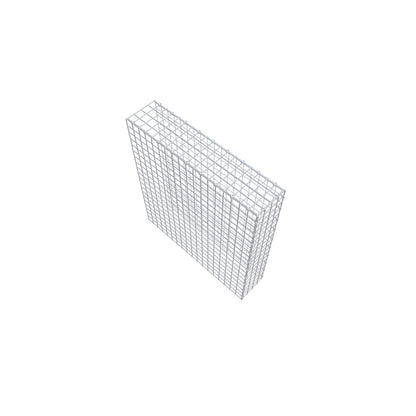 Typ 4 påbyggnadsgabion 100 cm x 90 cm x 20 cm (L x H x D), maskstorlek 5 cm x 5 cm, C-ring