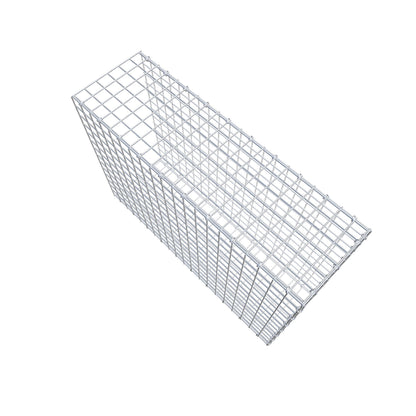 Anbaugabione Typ 2 100 cm x 70 cm x 30 cm (L x H x T), Maschenweite 5 cm x 5 cm, C-Ring