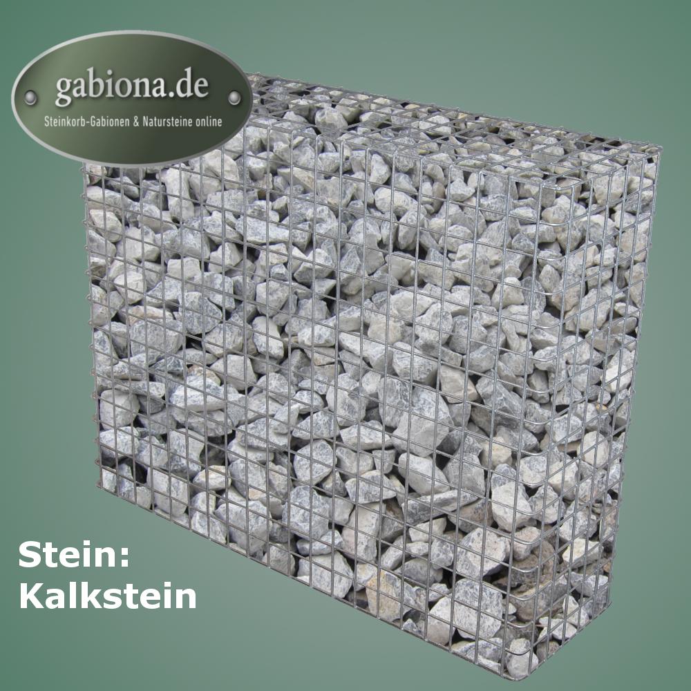 Thermisch verzinkte schanskorf 102 cm x 82 cm x 32 cm, maaswijdte 5 cm x 5 cm, volledig gelast