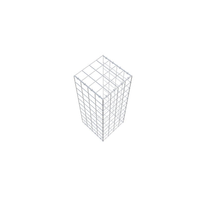 Monteret gabion type 2 100 cm x 40 cm x 40 cm (L x H x D), maskestørrelse 10 cm x 10 cm, C-ring